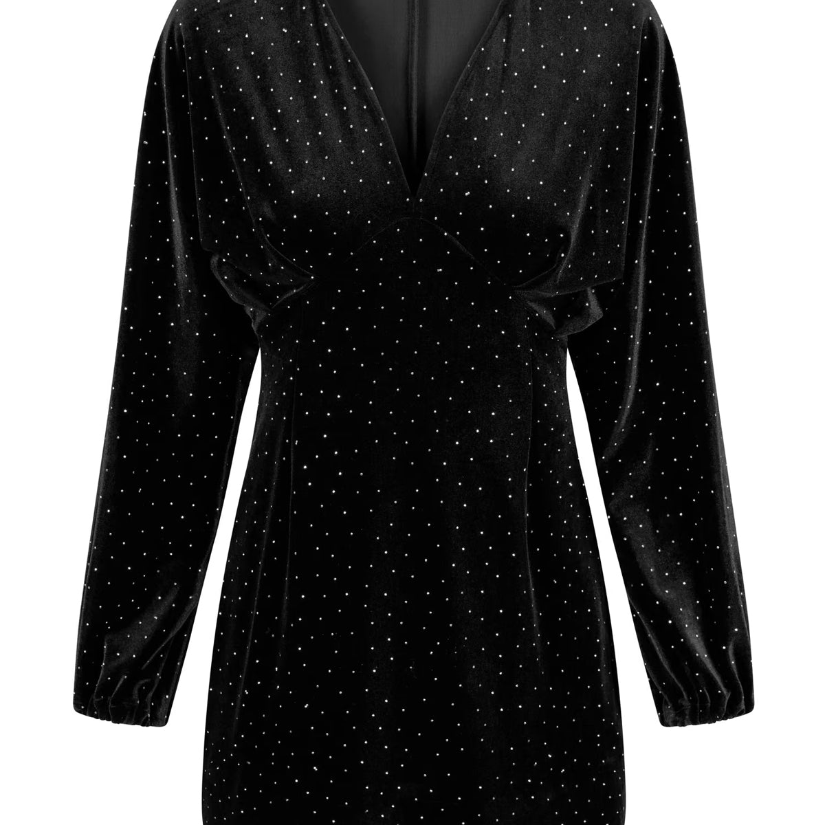 Philo Stud Velour Dress