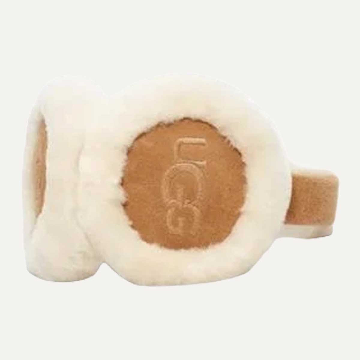 Sheepskin Embroidery Earmuff