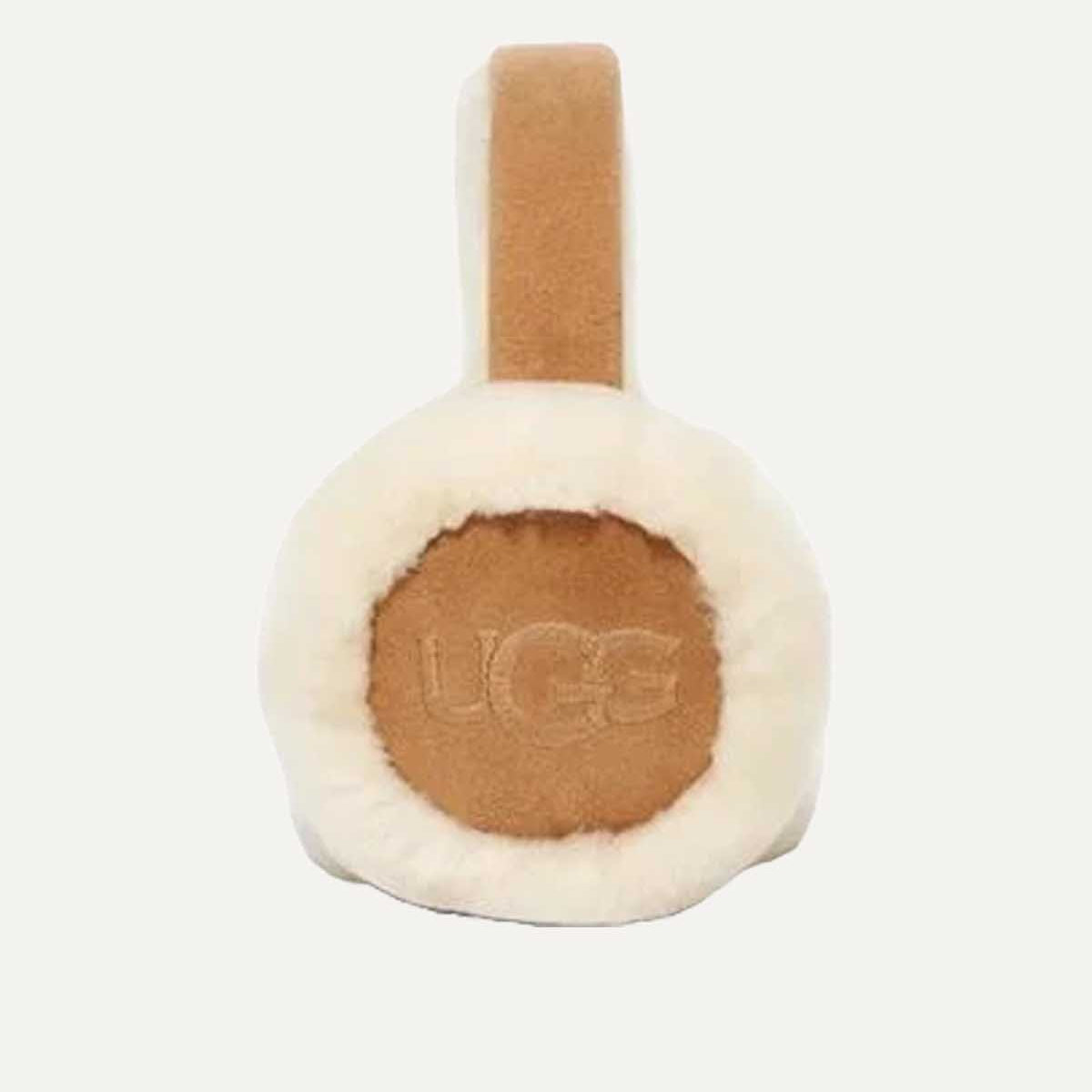 Sheepskin Embroidery Earmuff