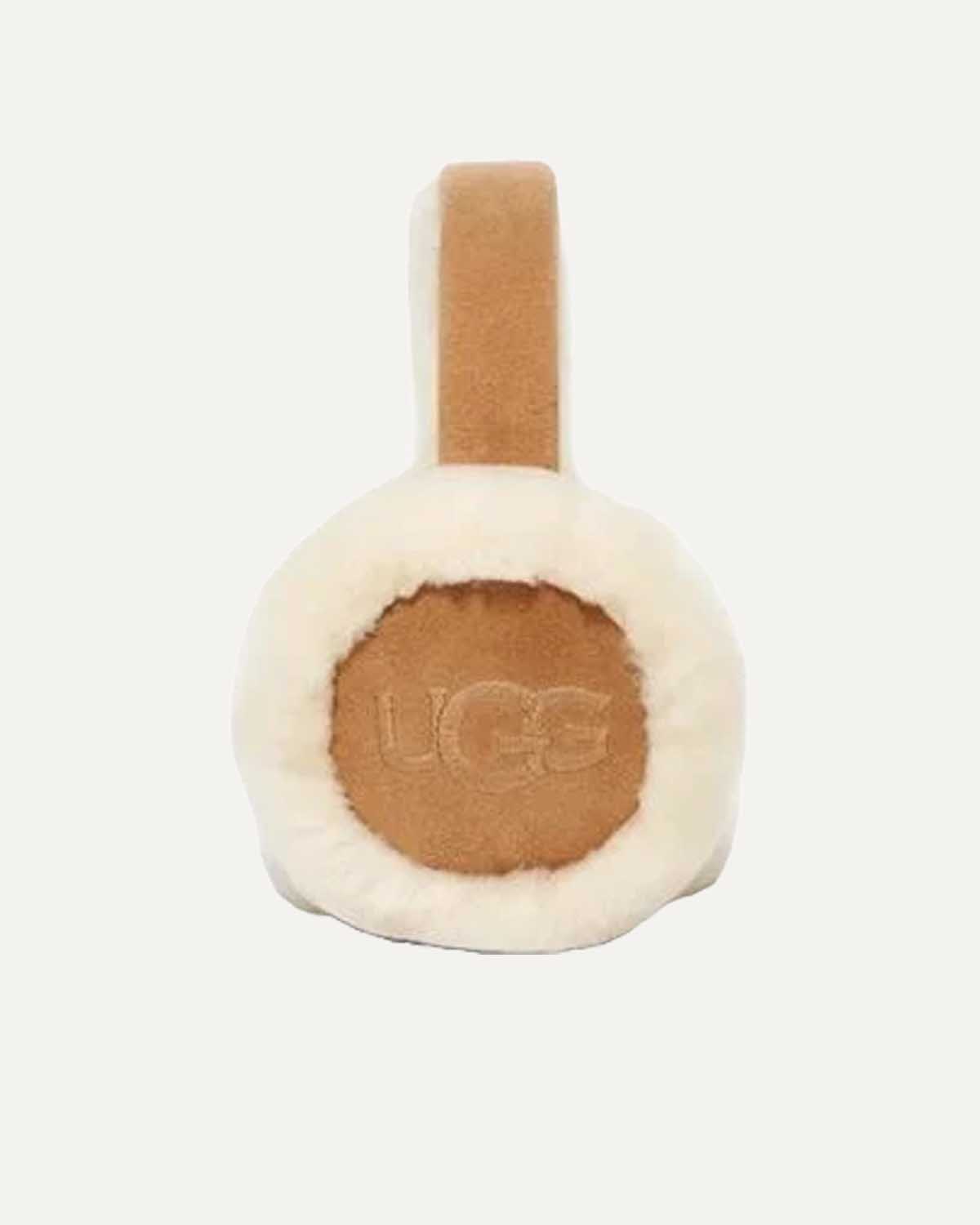 Sheepskin Embroidery Earmuff