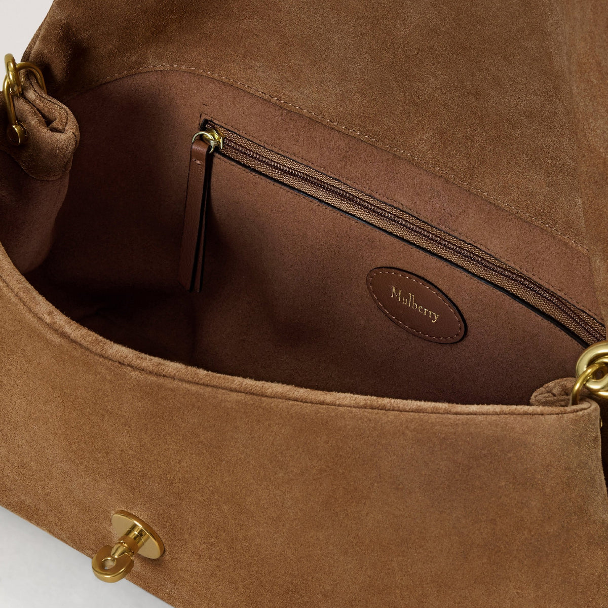 Delilah Flap Bag Suede