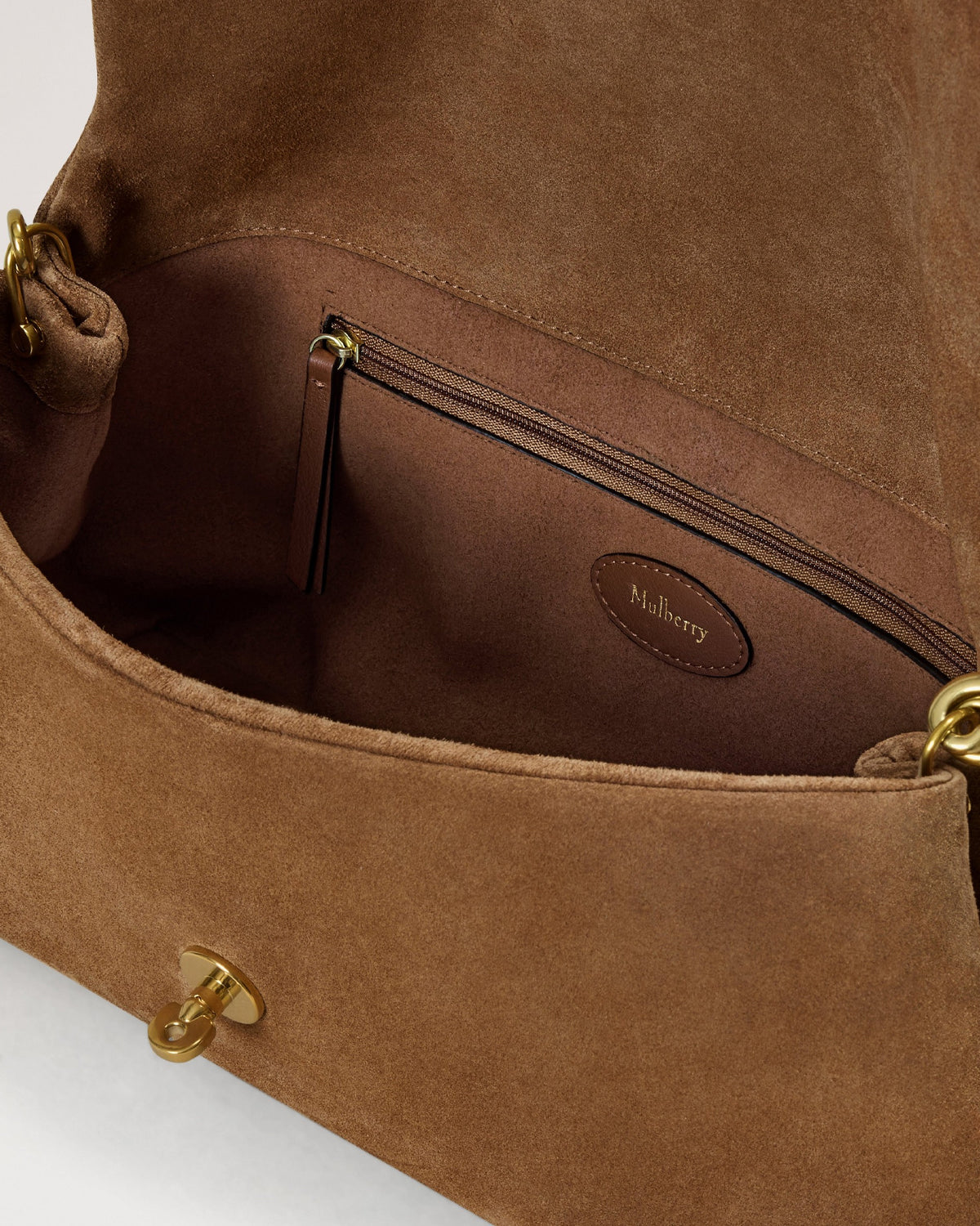 Delilah Flap Bag Suede