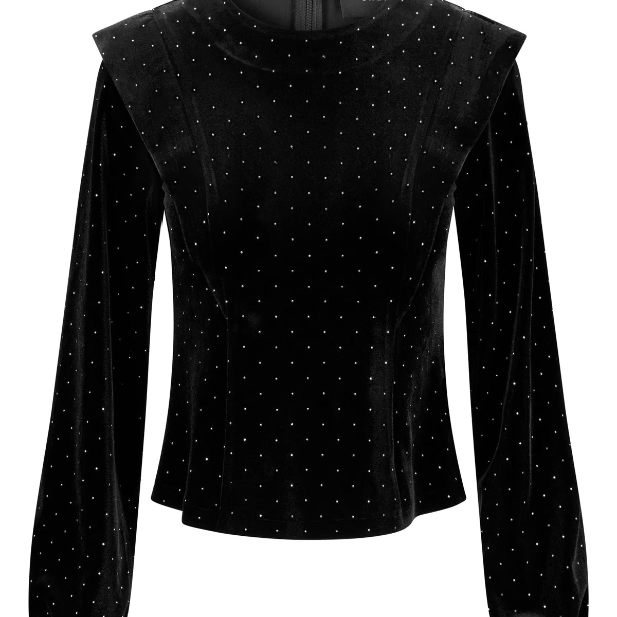 Kendra Stud Velour Blouse