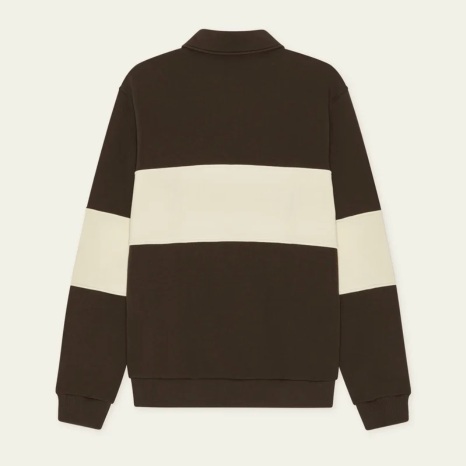 Zipper Rugby Sweatshirt