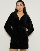 Philo Stud Velour Dress