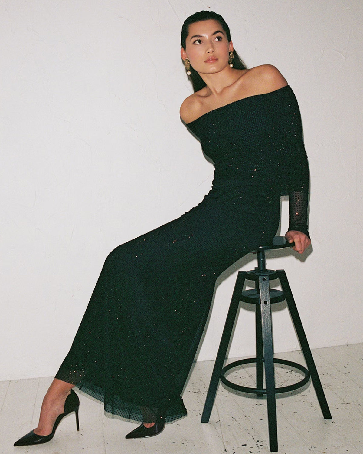Edith Rhinestone Dress