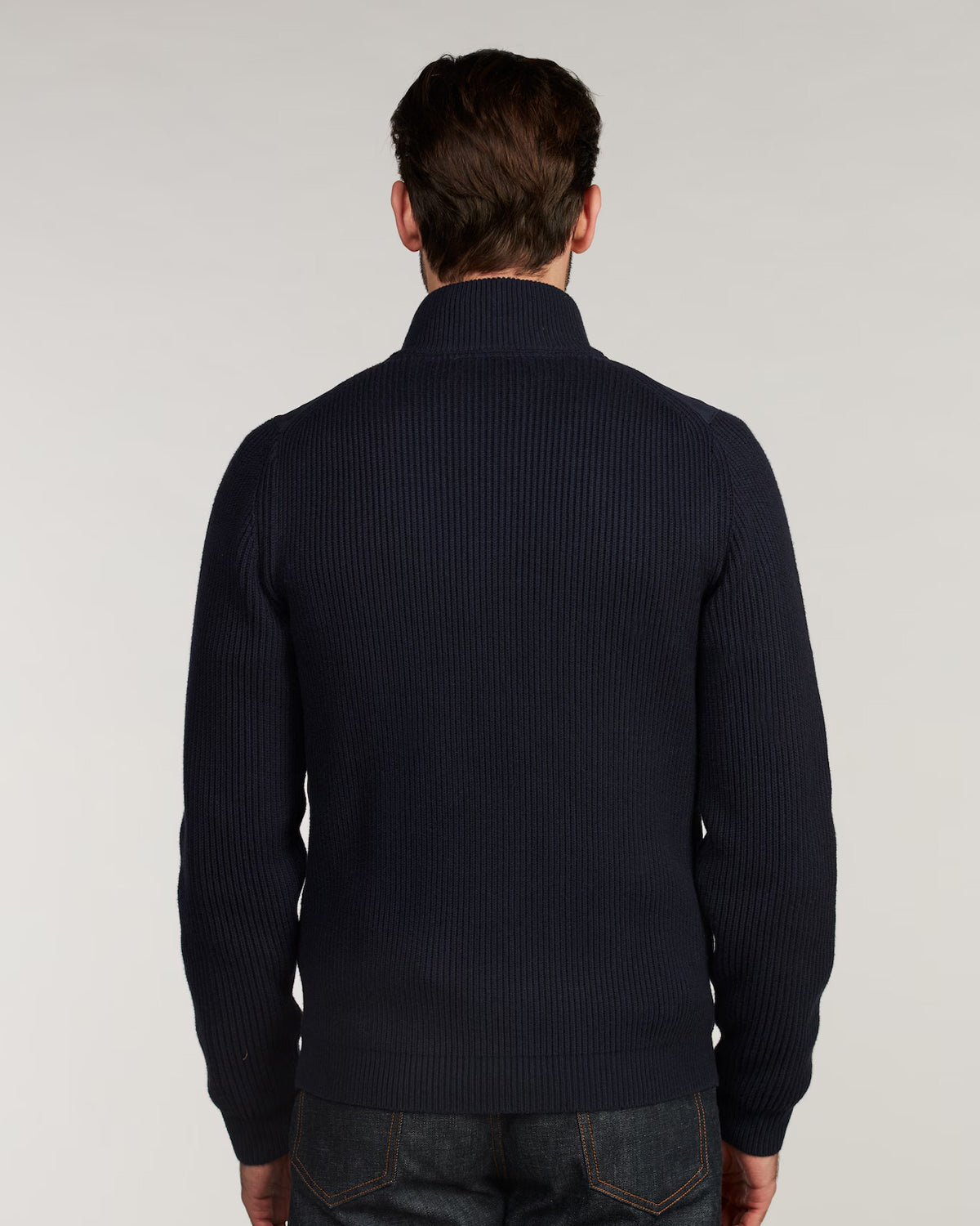Cardigan Knitted Hybrid Buttoned Alcantara