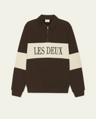 Zipper Rugby Sweatshirt
