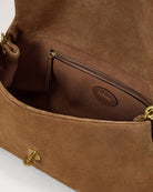 Delilah Flap Bag Suede