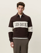 Zipper Rugby Sweatshirt