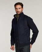 Cardigan Knitted Hybrid Buttoned Alcantara