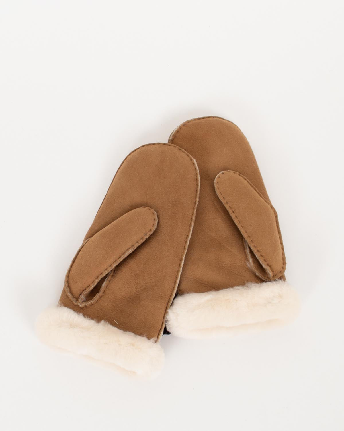 Sheepskin Embroider Mittens