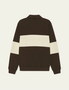 Zipper Rugby Sweatshirt