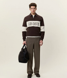 Zipper Rugby Sweatshirt
