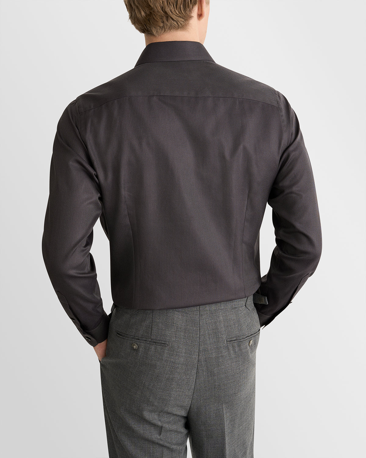 Contemporary Herringbone Signature Twill Shirt